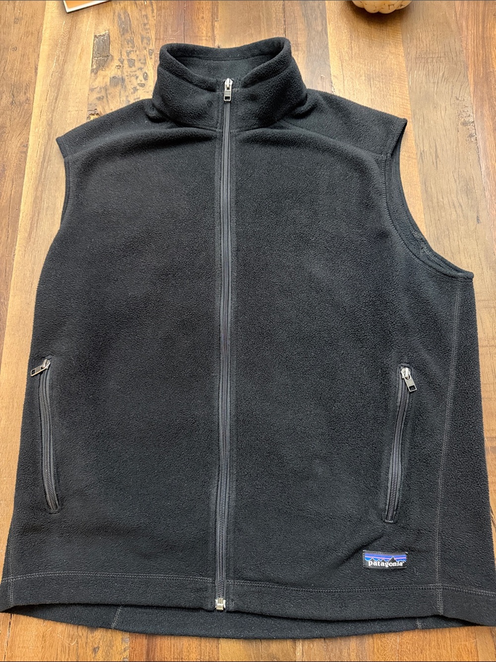 Patagonia Men’s Black Full-Zip Fleece Vest